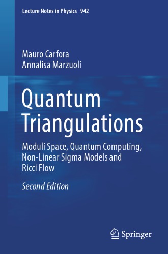 Quantum Triangulations Moduli Space Quantum Computing Nonlinear Sigma Models And Ricci Flow 2nd Carfora
