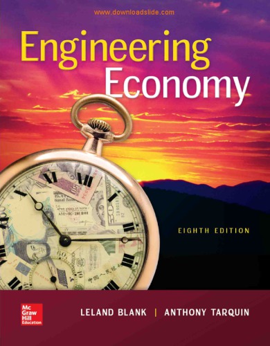 Engineering Economy 8th Edition Leland Blank Anthony Tarquin
