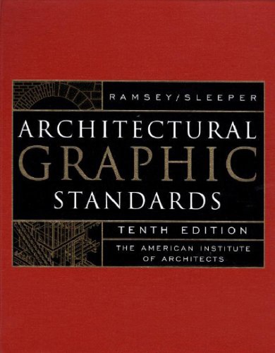 Architectural Graphic Standards 10th John Ray Hoke Jr Ed