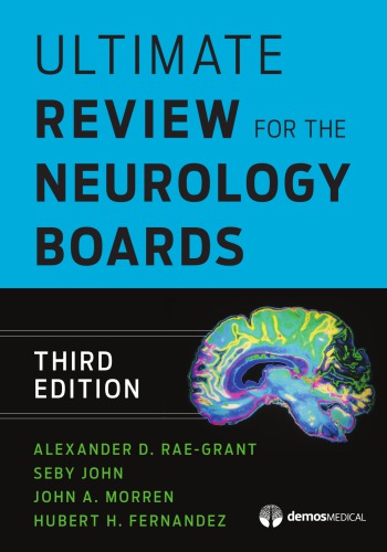Ultimate Review For The Neurology Boards 3rd Alexander Raegrant Et Al