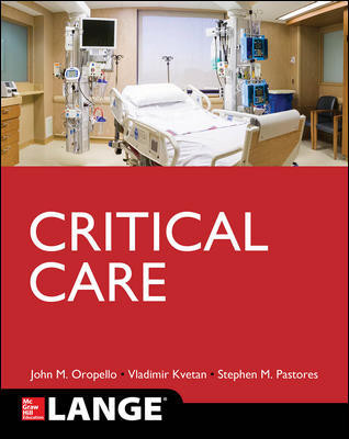 Lange Critical Care 1st John M Oropello Vlad Kvetan Stephen M Pastores