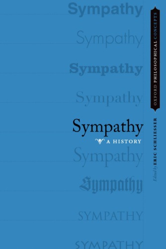 Sympathy A History Eric Schliesser Ed