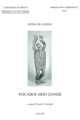 Vocabolario Zande Pietro De Angelis