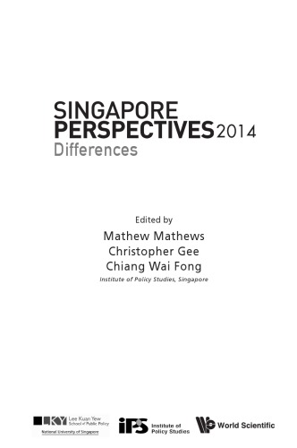 Singapore Perspectives 2014 Differences Mathew Mathews Christopher Gee