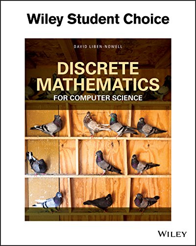 Discrete Mathematics For Computer Science 1st Edition David Libennowell