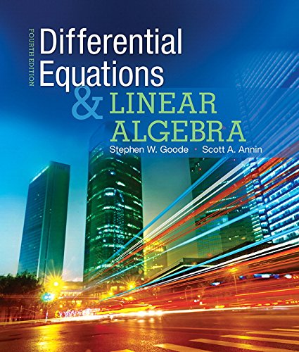 Differential Equations And Linear Algebra 4th Stephen W Goode