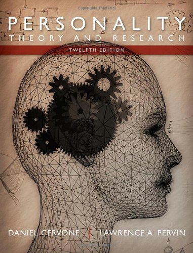 Personality Theory And Research 12th Edition Daniel Cervone