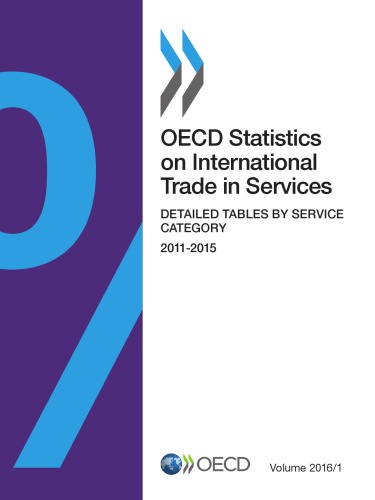 Oecd Statistics On International Trade In Services Volume 2016 Issue 1 Detailed Tables By Service Category Oecd