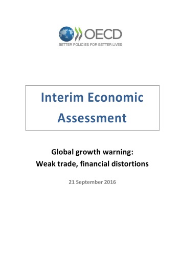 Oecd Economic Outlook Interim Report September 2016 Oecd