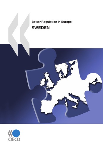 Better Regulation In Europe Better Regulation In Europe Sweden 2010 Oecd