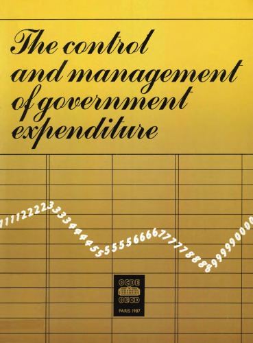 The Control And Management Of Government Expenditure Oecd