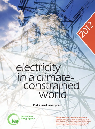 Electricity In A Climateconstrained World Data And Analyses 2012 Oecd