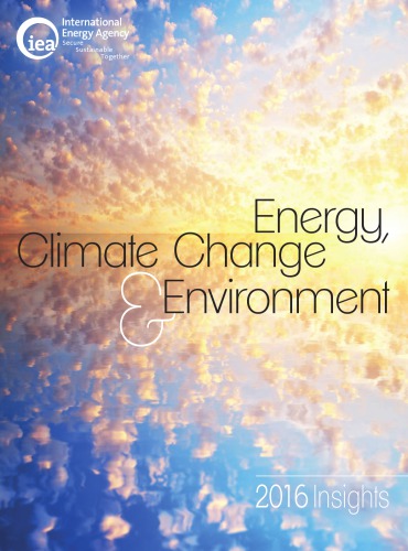 Energy Climate Change And Environment 2016 Insights Oecd