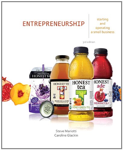 Entrepreneurship Starting And Operating A Small Business 3rd Steve Mariotti