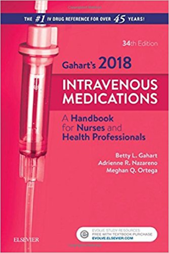 Gaharts 2018 Intravenous Medications 34th Betty L Gahart