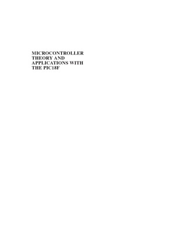 Microcontroller Theory And Applications With The Pic18f 2nd M Rafiquzzaman