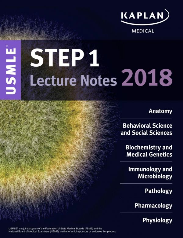 Usmle Step 1 Lecture Notes 2018 7book Set Kaplan Test Prep 1st Edition Kaplan Medical
