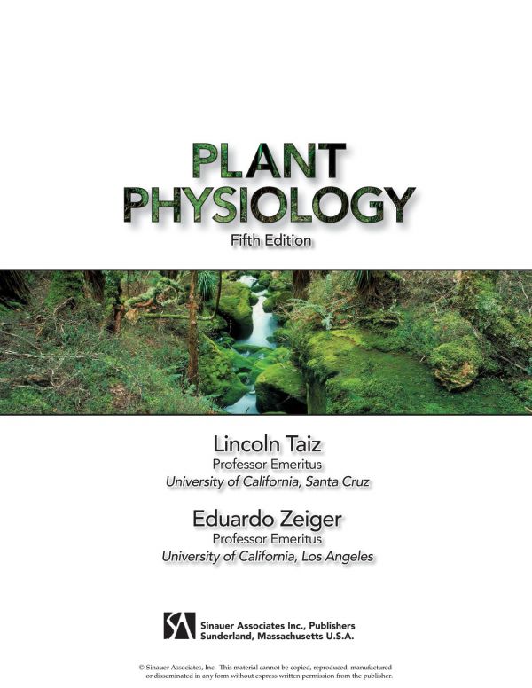 Plant Physiology 4th Lincoln Taiz Eduardo Zeiger