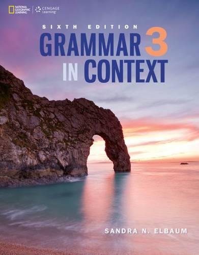 Grammar In Context 3 6th Sandra N Elbaum