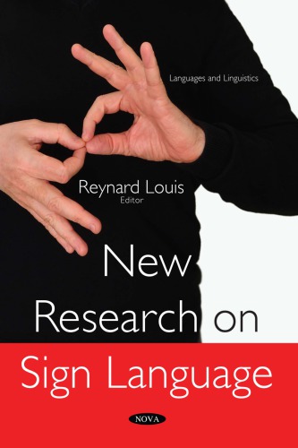 New Research On Sign Language Reynard Louis Ed