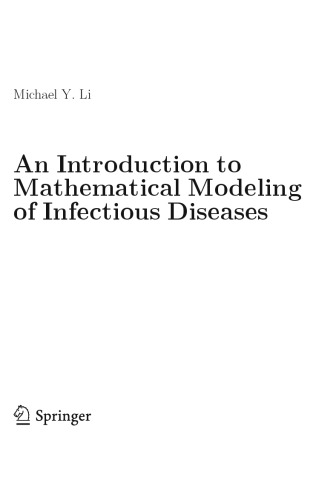 An Introduction To Mathematical Modeling Of Infectious Diseases Michael Y Li