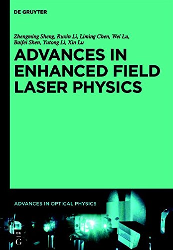Advances In High Field Laser Physics Zhengming Sheng Ruxin Li