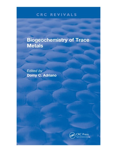 Revival Advances In Trace Substances Research Adriano Domy C