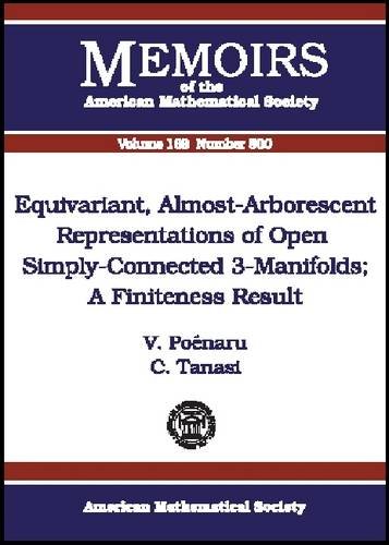 Equivariant Almostarborescent Representations Of Open Simplyconnected 3manifolds A Finiteness Result Valentin Poenaru