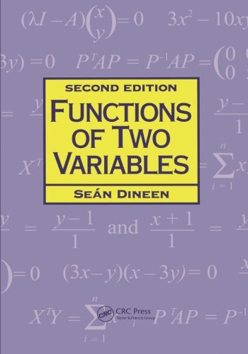 Functions Of Two Variables 2nd Edition Second Edition Sean Dineen