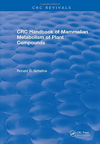Handbook Of Mammalian Metabolism Of Plant Compounds 1991 1st Edition Ronald R Scheline