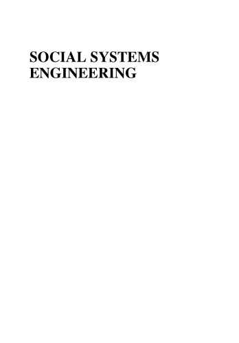 Social Systems Engineering The Design Of Complexity Garcadaz