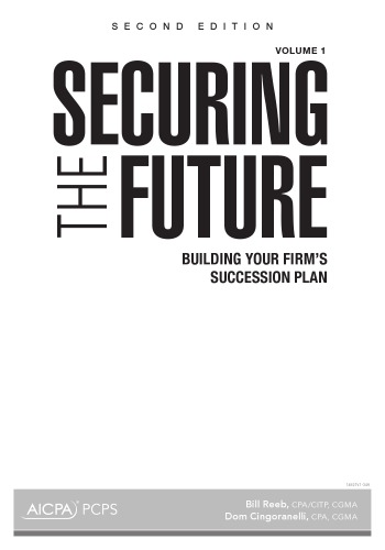 Building Your Firms Succession Plan Second Edition Cingoranelli