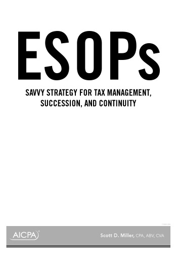 Esops Savvy Strategy For Tax Management Succession And Continuity Miller