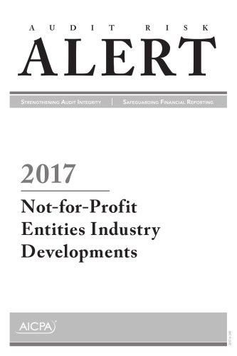 Notforprofit Entities Industry Developments 2017 Aicpa
