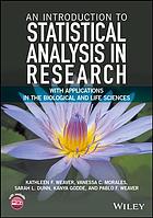 An Introduction To Statistical Analysis In Research With Applications In The Biological And Life Sciences 1st Edition Wiley