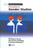 A Companion To Gender Studies Kobayashi Audrey Lynn Goldberg