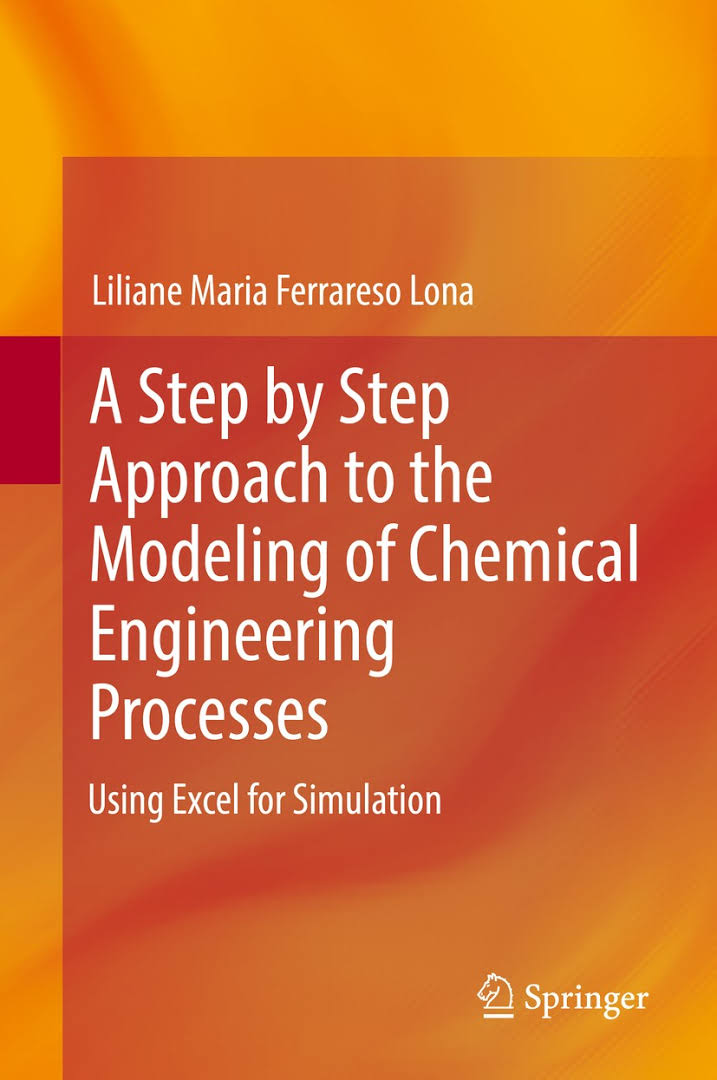 A Step By Step Approach To The Modeling Of Chemical Engineering Processes Using Excel For Simulation 1st Edition Liliane Maria Ferrareso Lona Auth