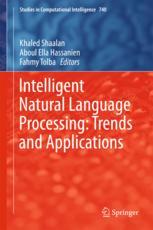 Intelligent Natural Language Processing Trends And Applications 1st Edition Khaled Shaalan