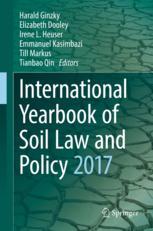 International Yearbook Of Soil Law And Policy 2017 1st Edition Harald Ginzky