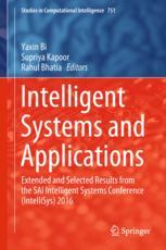 Intelligent Systems And Applications Extended And Selected Results From The Sai Intelligent Systems Conference Intellisys 2016 1st Edition Yaxin Bi