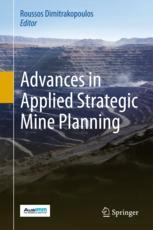 Advances In Applied Strategic Mine Planning 1st Edition Roussos Dimitrakopoulos Eds