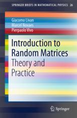 Introduction To Random Matrices Theory And Practice 1st Edition Giacomo Livan