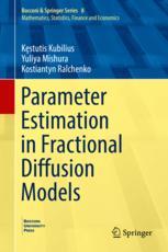 Parameter Estimation In Fractional Diffusion Models 1st Edition Kstutis Kubilius