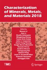 Characterization Of Minerals Metals And Materials 2018 1st Edition Bowen Li