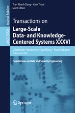 Transactions On Largescale Data And Knowledgecentered Systems Xxxvi Special Issue On Data And Security Engineering 1st Edition Abdelkader Hameurlain