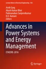 Advances In Power Systems And Energy Management Etaeere2016 1st Edition Amik Garg