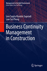 Business Continuity Management In Construction 1st Edition Leni Sagita Riantini Supriadi