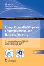 Computational Intelligence Communications And Business Analytics First International Conference Cicba 2017 Kolkata India March 24 25 2017 Revised Selected Papers Part I 1st Edition J K Mandal