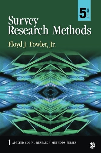Survey Research Methods 5th Edition Floyd J Fowler