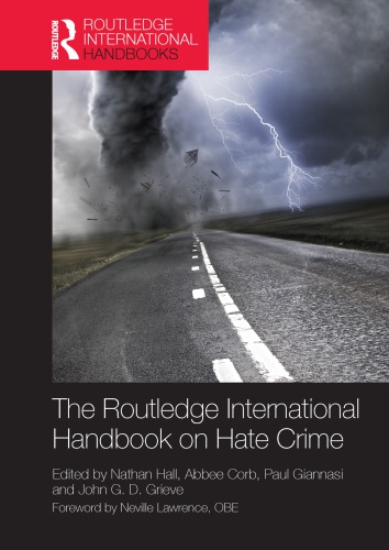 The Routledge International Handbook On Hate Crime Nathan Hall